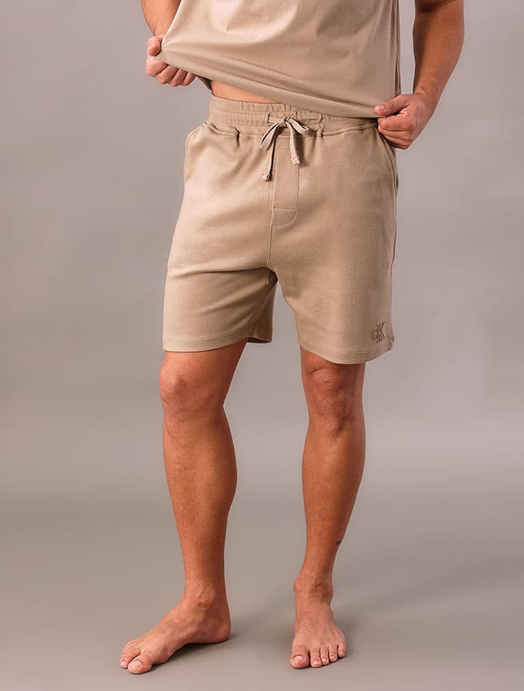 Bermuda Bolsos Suedine - Caqui Medio