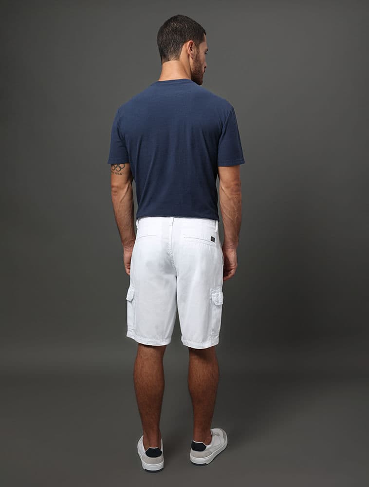 Bermuda Color Cargo - Branco, vista 2