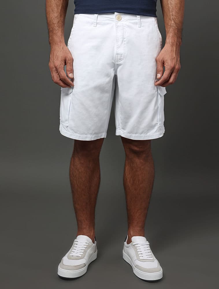 Bermuda Color Cargo - Branco