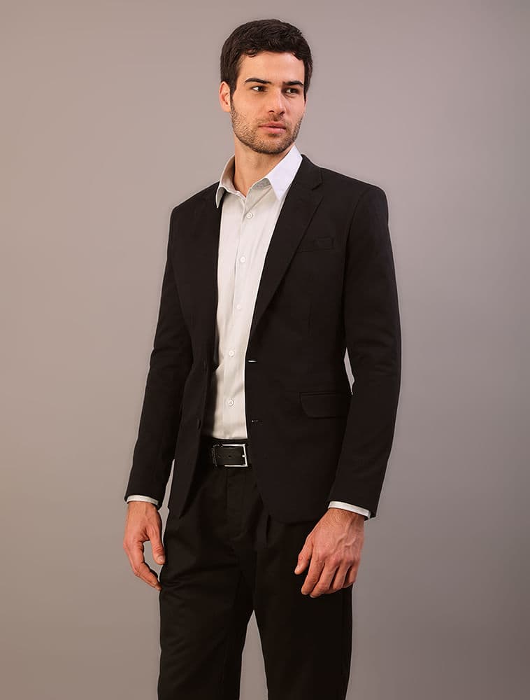 Blazer Essentials Extreme Slim - Preto, vista 2