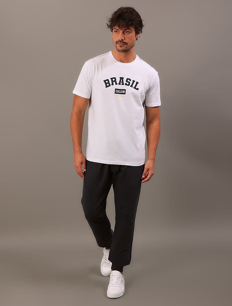 Calça de Moletom Copa - Marinho
