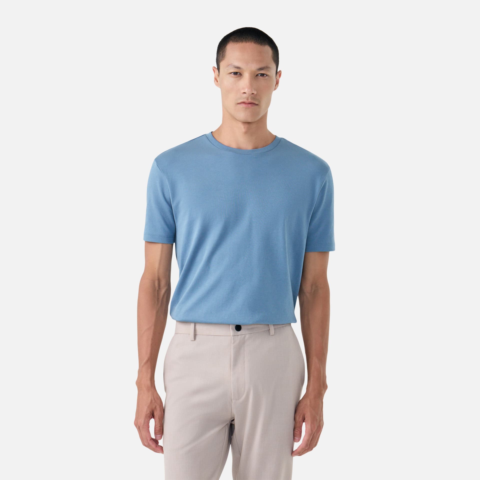 Camiseta Pima Premium - Azul