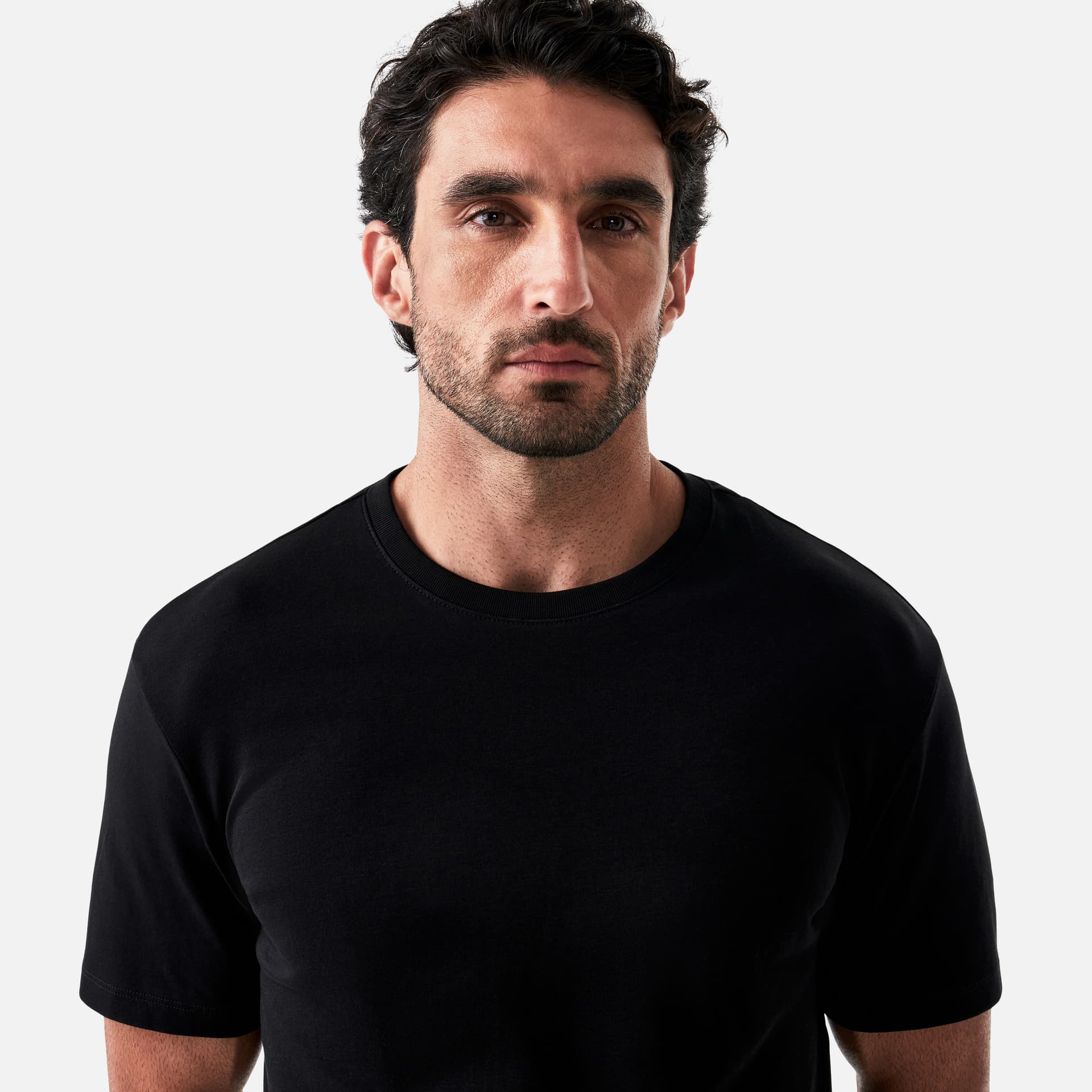 Camiseta Pima Premium - Preta, vista 2