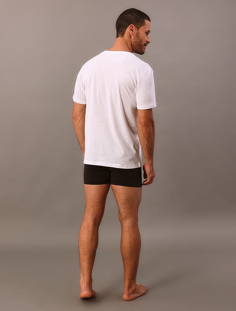 Kit 2 Camisetas Crew-Neck - Branco, vista 2