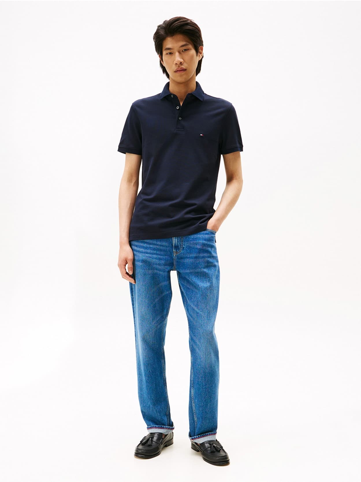 Polo 1985 Slim Fit - Azul Marinho, vista 2