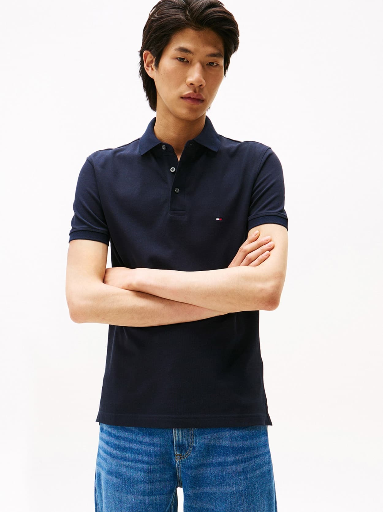 Polo 1985 Slim Fit - Azul Marinho
