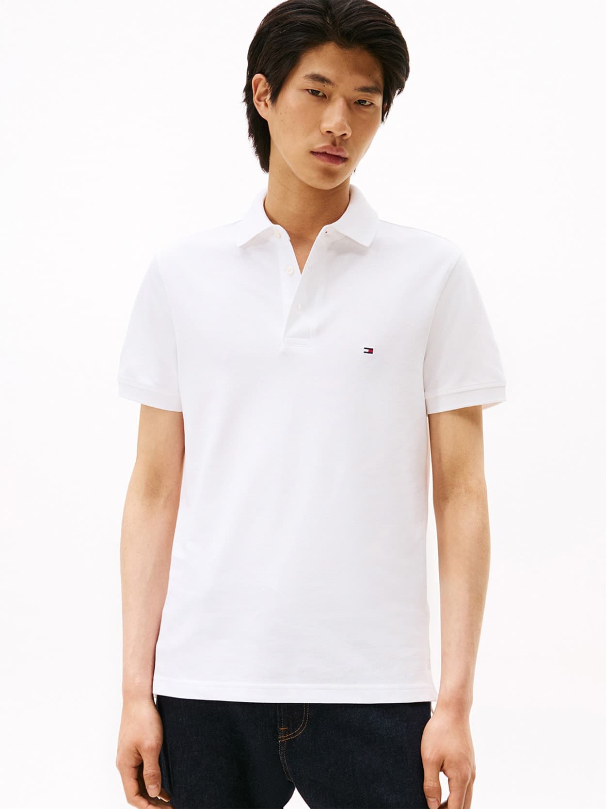 Polo 1985 Slim Fit - Branco