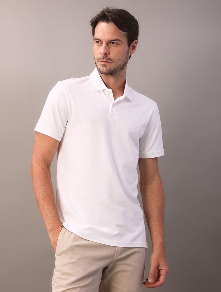 Polo Liquid Touch - Branco, vista 2