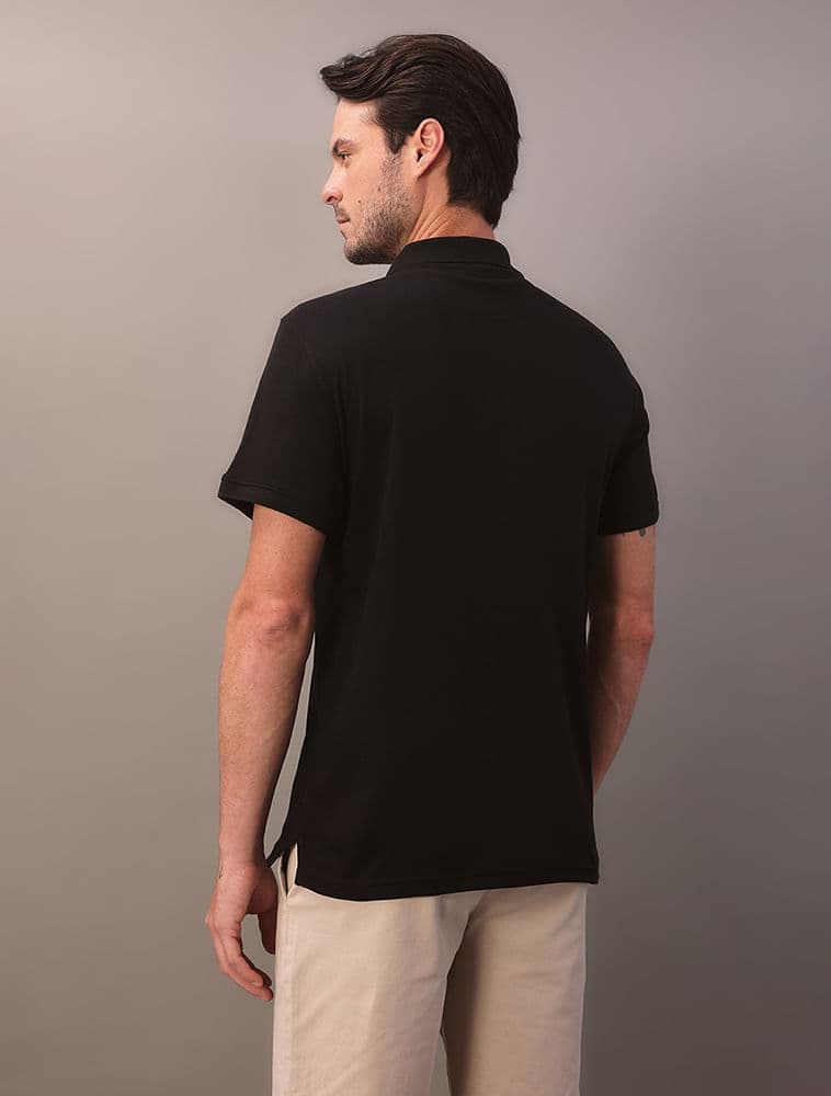 Polo Liquid Touch - Preto, vista 2