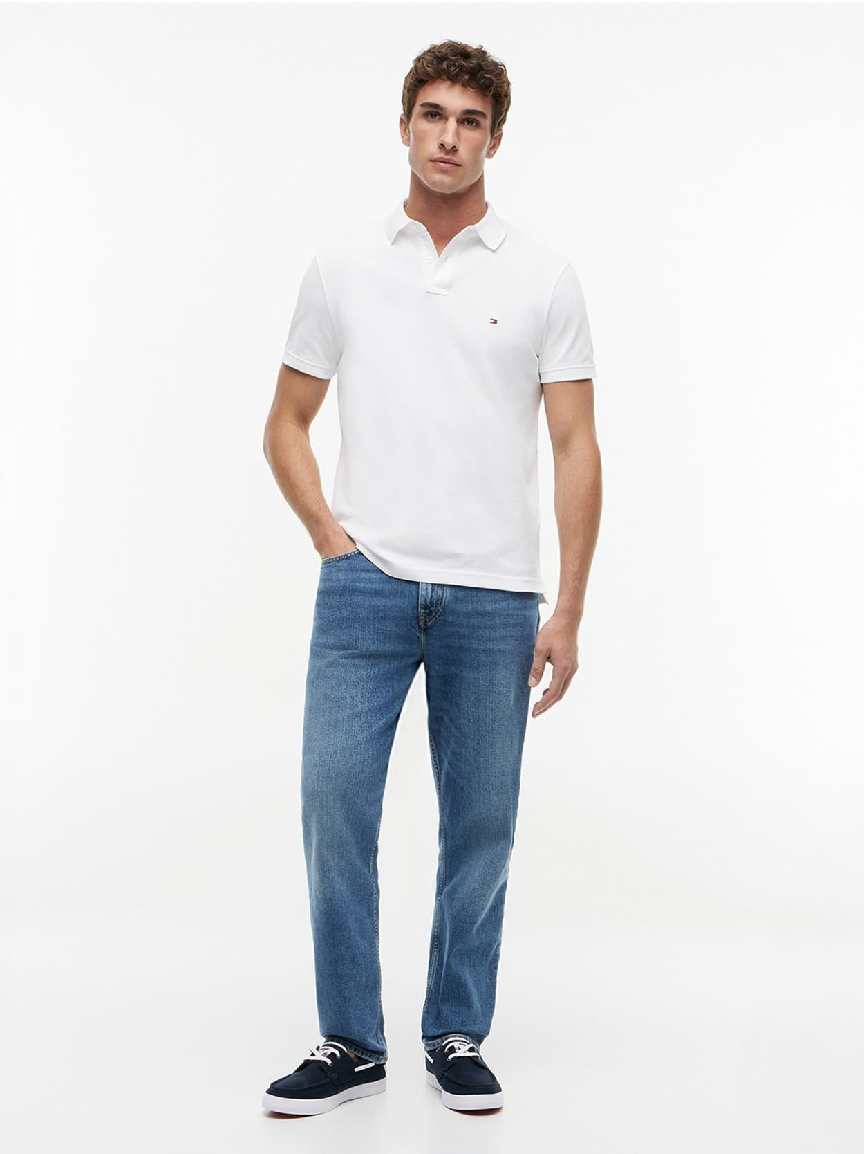 Polo 1985 Regular Fit - Branco, vista 2