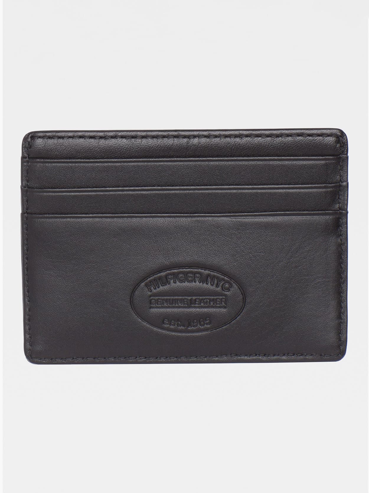 Porta-Cartões de Couro Eton - Preto Íris Dark, vista 2