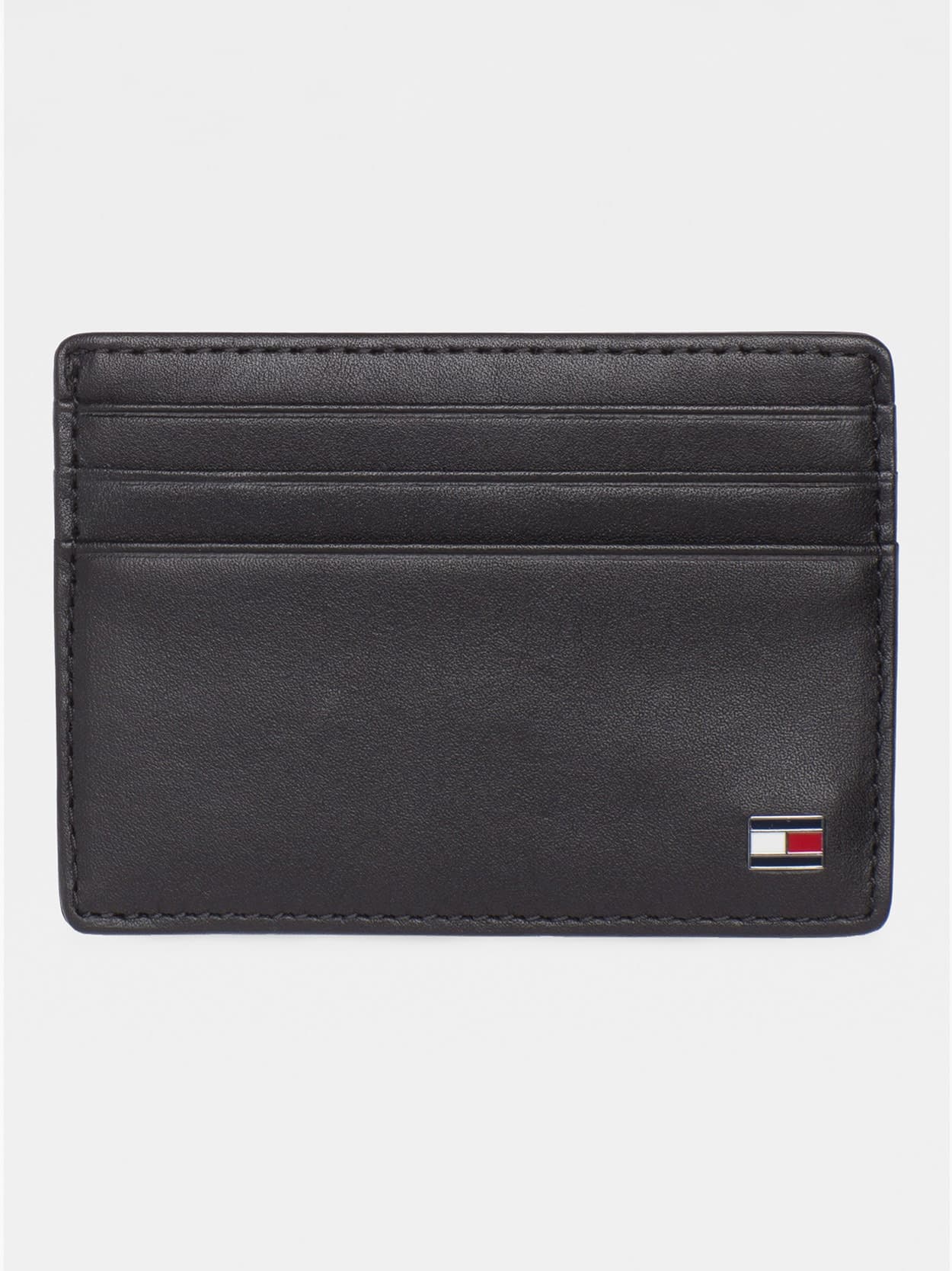 Porta-Cartões de Couro Eton - Preto Íris Dark