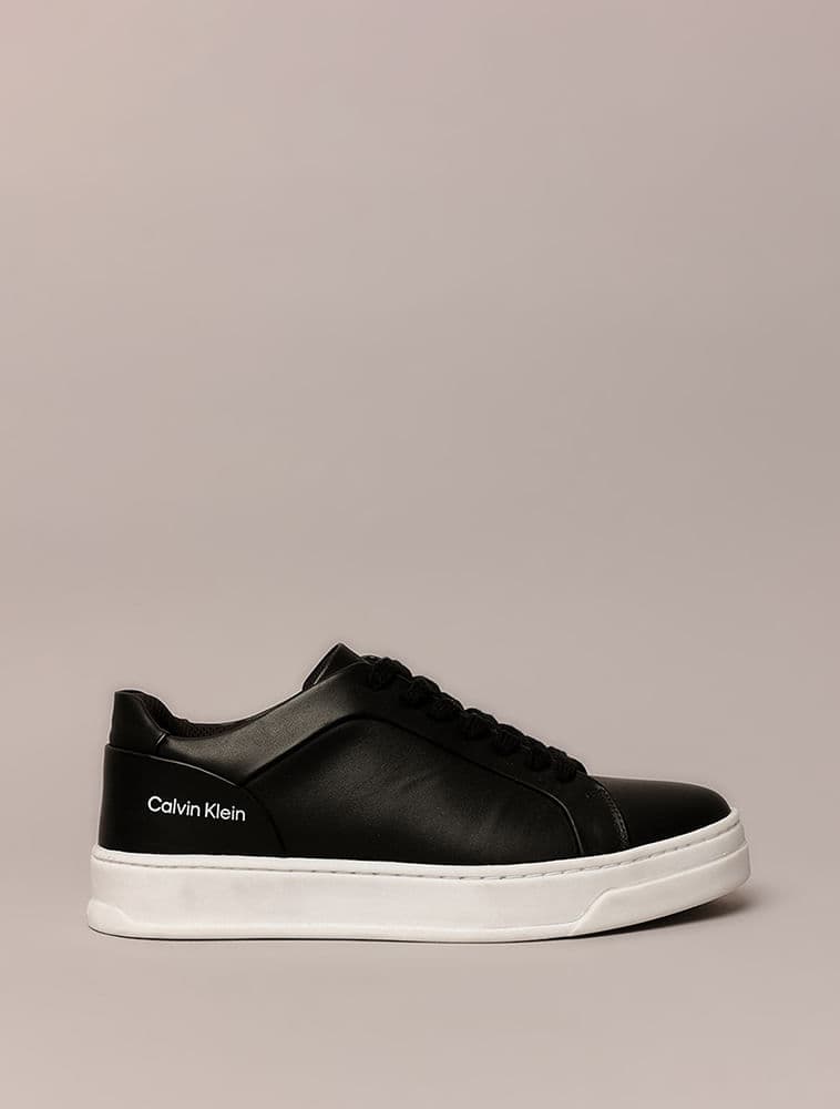 Tênis Couro Calvin Klein - Preto
