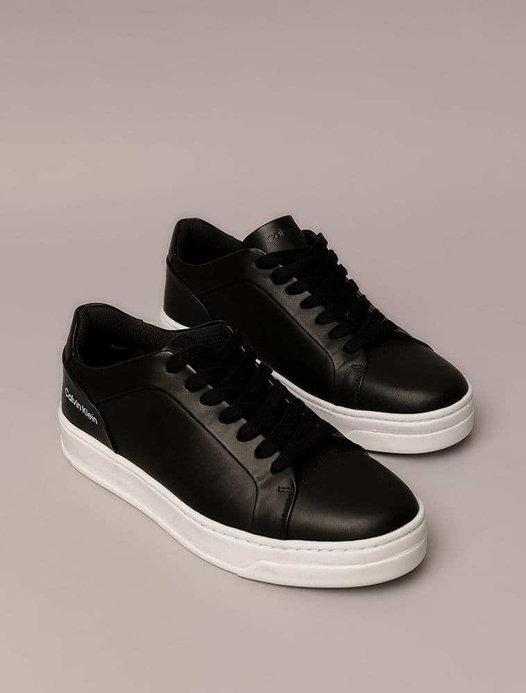 Tênis Couro Calvin Klein - Preto
